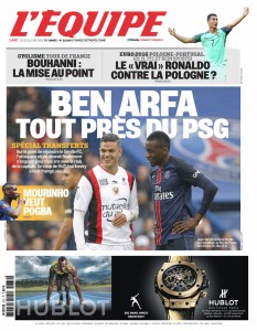 LEquipe 300616