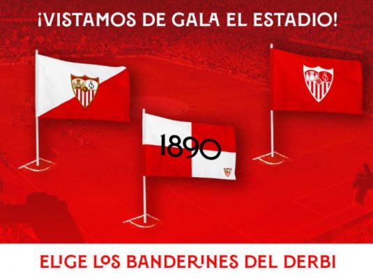 La guasa del Sevillismo con el banderín del próximo derbi