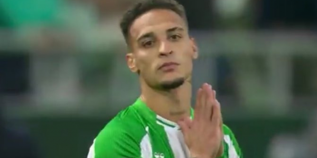 Posible artimaña de los abogados del Betis para que Antony este en el derbi