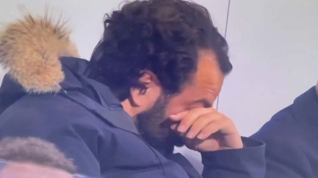 Victor Orta en el palco de Ipurua