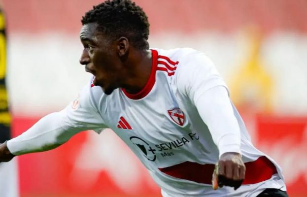 Ibra Sow, jugador del Sevilla Atlético