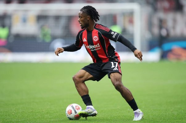 Elye Wahi, jugador del Eintracht de Frankfurt