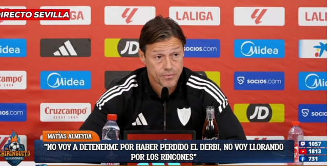 Almeyda contundente: "No me voy a ir"