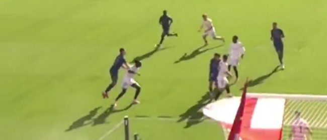 La imagen que no tenía el VAR del penalti de Mendy