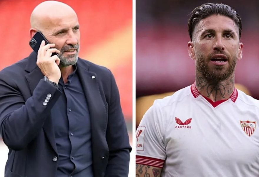 Monchi y Sergio Ramos
