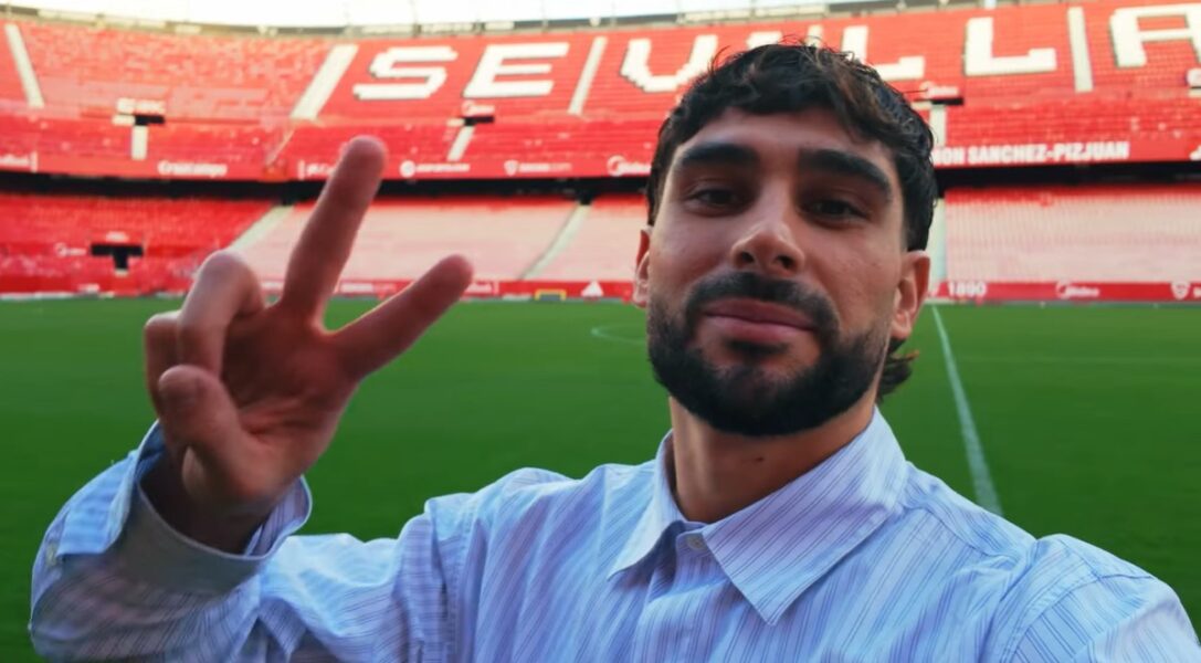 Neal Maupay en el Sánchez-Pizjuán